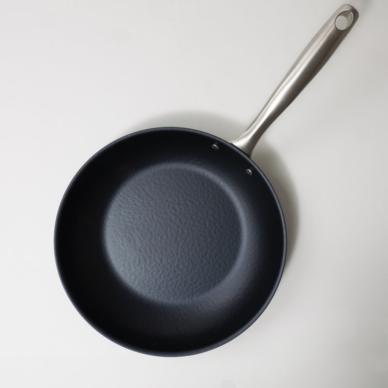 Alva 11" Black Carbon Steel Nonstick Frying Pan Skillet