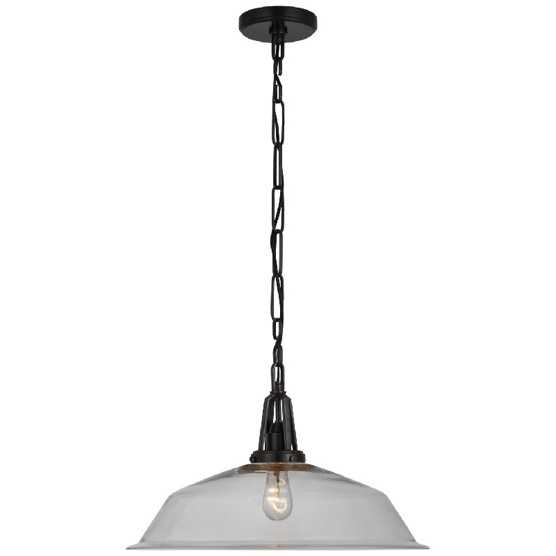 Chapman & Myers Layton Pendant, 87.88" H x 20" W x 20" D, Bronze