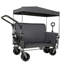 Chariot pliant 3-en-1 avec banquette, auvent et rangement-118377560