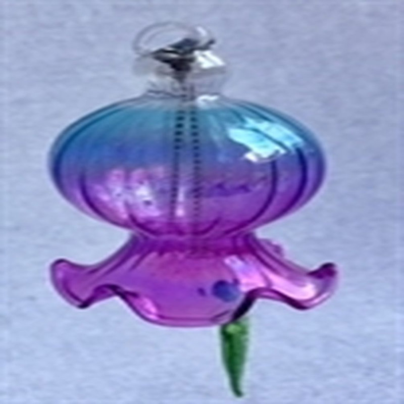 5'' Glass Hanging Figurine Ornament