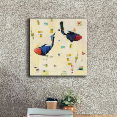 One Fish Two Fish Big  Wrapped Canvas Painting