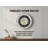Clocks, 18" Round, Wall Clock, Brown, Mirror, Transitional