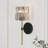 Quitman Iron Glass Mini 4.7"W Wallchiere