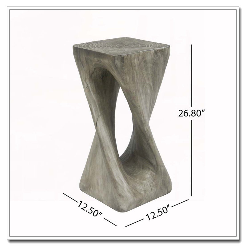 Table d'appoint d'extérieur, tabouret de jardin pour patio, table d'appoint décorative pour terrasse de balcon côté piscine
