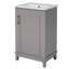 Petit meuble-lavabo moderne de 20 pouces avec lavabo en céramique et 1 porte à fermeture en douceur-271618962-271619055