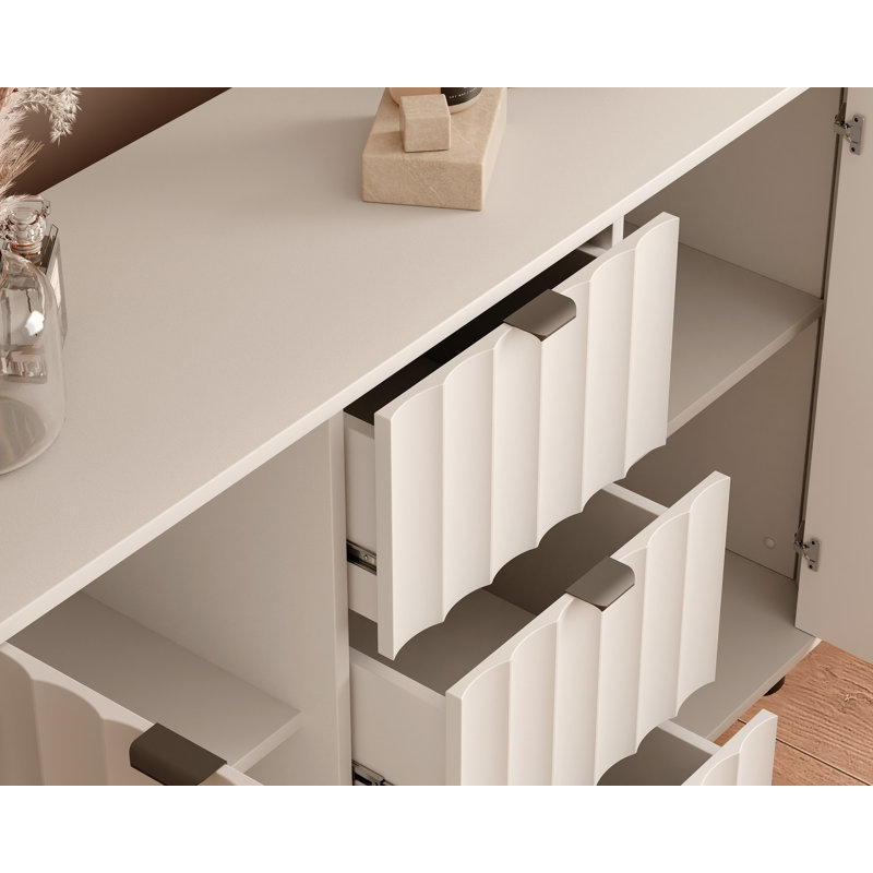 Rectangle Accent Chest, White