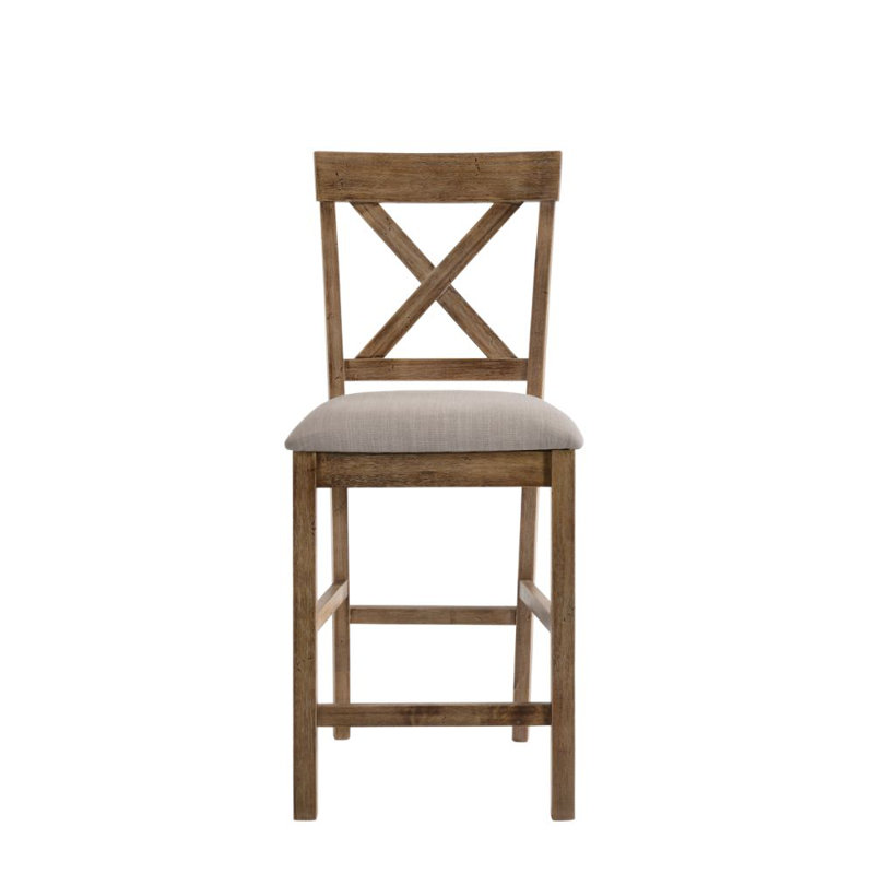 Tabouret de comptoir 26 po Haigh, Chêne vieilli, Tabouret de comptoir (siège d'une hauteur de 26 p