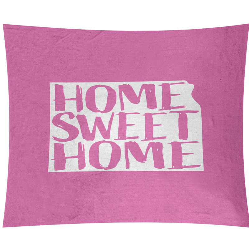 Tapisserie murale kansas doux pour la maison, H 27,5 po x l 37,5 po, Rose