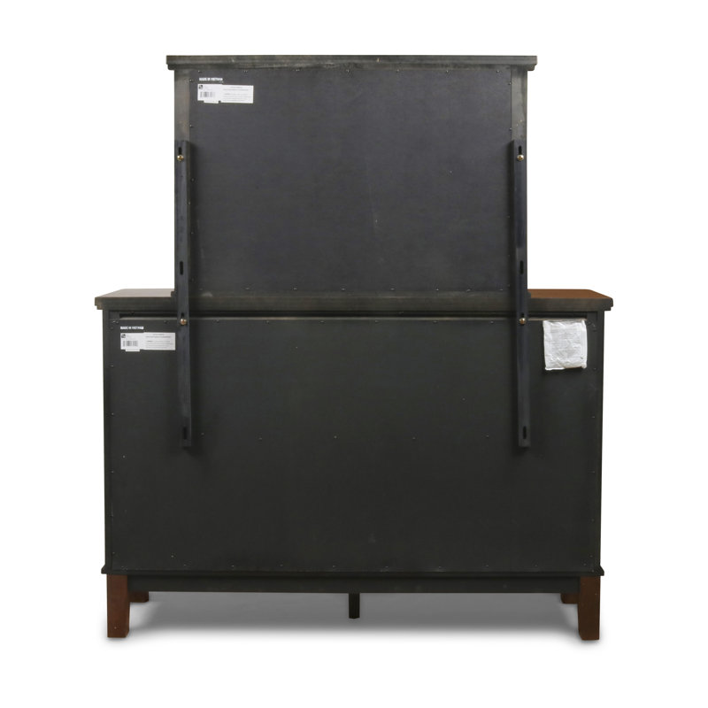 Miroir de commode Feodora, Châtaigne