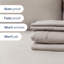 Ensemble de draps en bambou, draps rafraîchissants et respirants, literie de luxe doux pour hôtel, ajustement profond-103254551-103254554