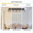 6 - Light 45.28" Metal Farmhouse Dimmable Flush Mount-88518418