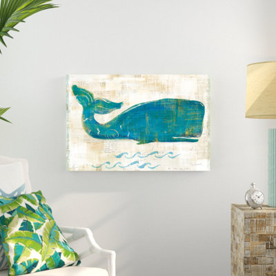 " On The Waves I " by Sue Schlabach Painting Print