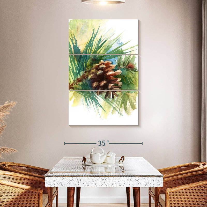 Pine Cone, 50" H x 32" W