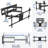 Mount-It! Full Motion Wall Bracket TV Mount | 36 in. Extended Articulating Arm Fits 42 to 90 in. TVs