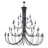 Arunvir 38 - Light Steel Dimmable Chandelier-1047601846