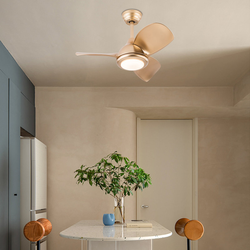 30 Inch Ceiling Fan Light 6 Speeds Timing With Remote Control