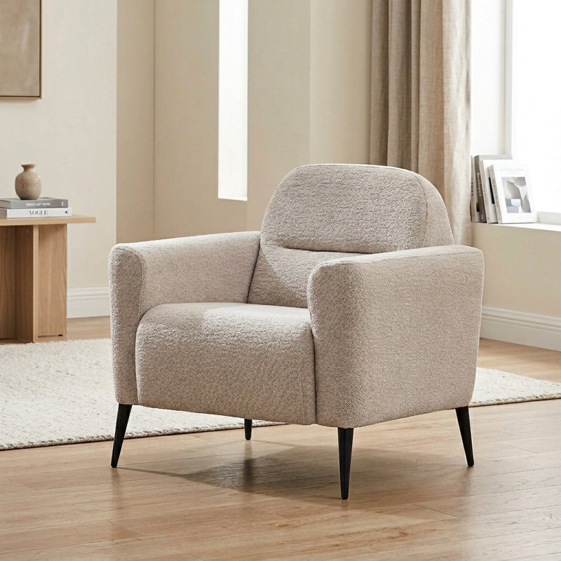 Fauteuil Fike, Crème