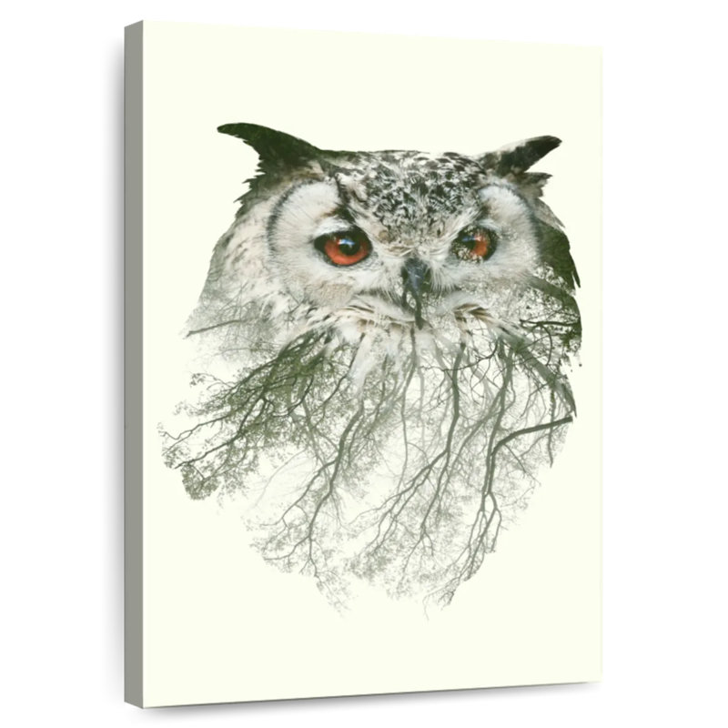 Hibou de forêt Brampt, H 24 po x l 16 po