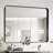 Black Aluminium Frame Bathroom Mirror-1822169424