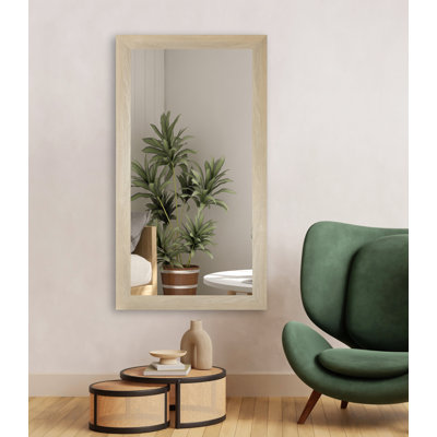 Engineered Wood Flat Wall Mirror