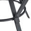 2 chaises de salle à manger, placage de bouleau, pieds en métal, base en fer noir mat et métal, finition l 22,08 po x P 24,57 po, H 35,52 po