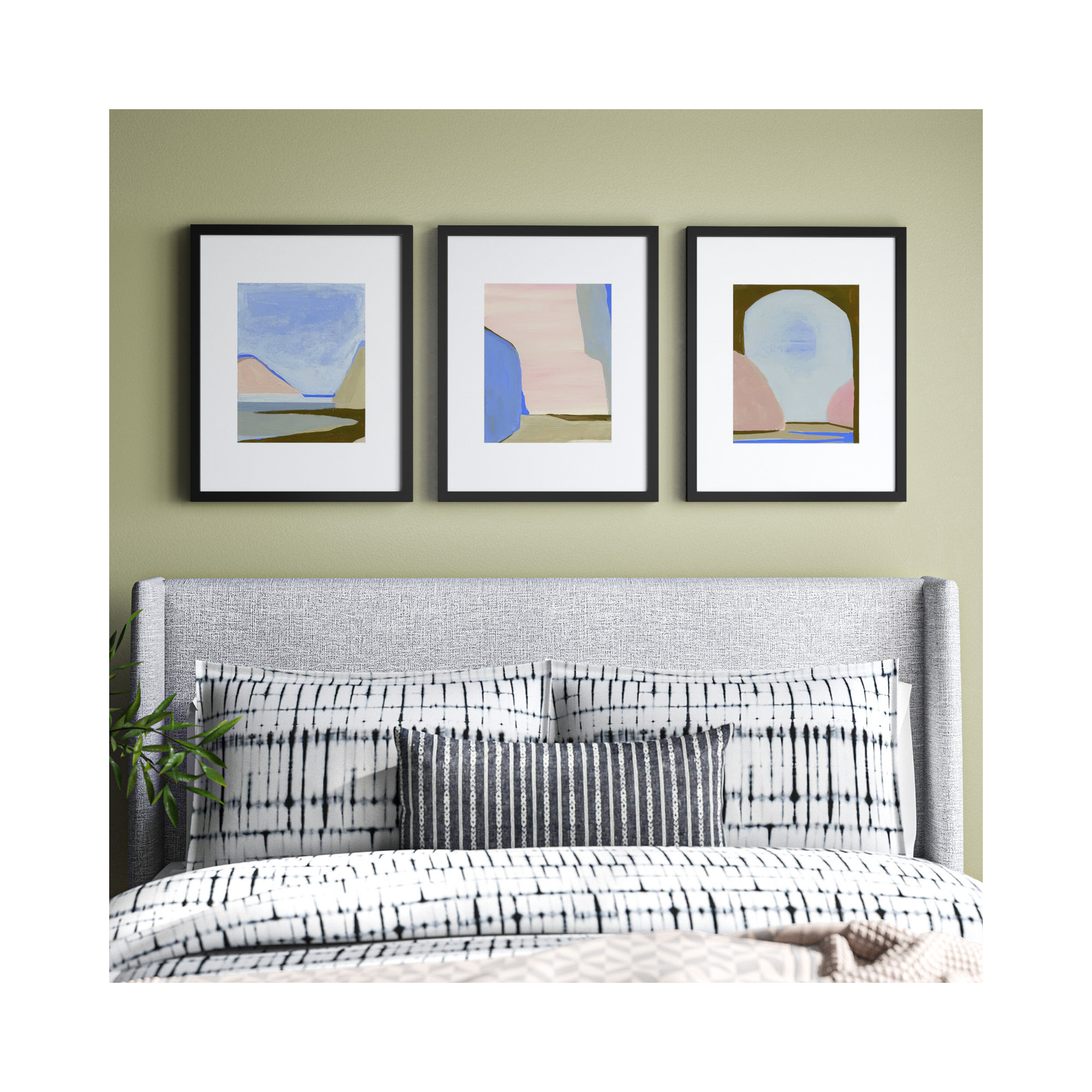 Morning Sky by Andrea Stokes, 20" H x 16" W, Black Framed
