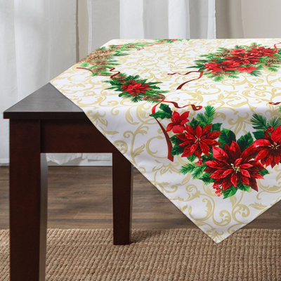 Ardos Floral Christmas Tablecloth