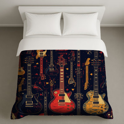 Electric Guitar Collage Duvet Covers