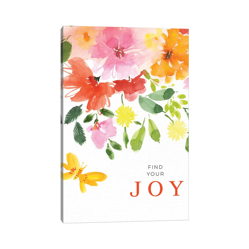 Find Your Joy by Stephanie Ryan - Painting on Canvas, 66.04cm H x 45.72cm W x 1.91cm D, Wrapped Canvas