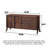 Mid-Century Modern Style Aged Maple Multi-Functional Sideboard-1225867165