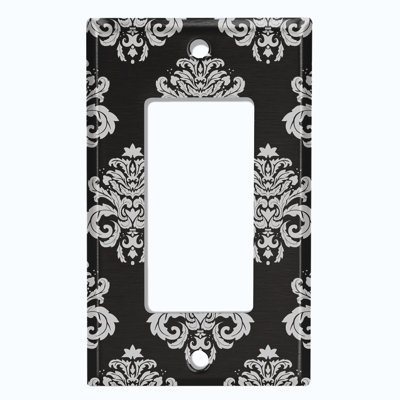 Patterned 1 - Gang Rocker Standard Wall Plate