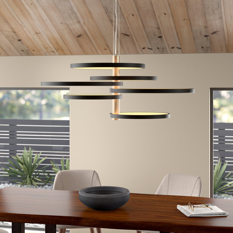 Weichmann 6 - Light Dimmable LED Tiered Chandelier