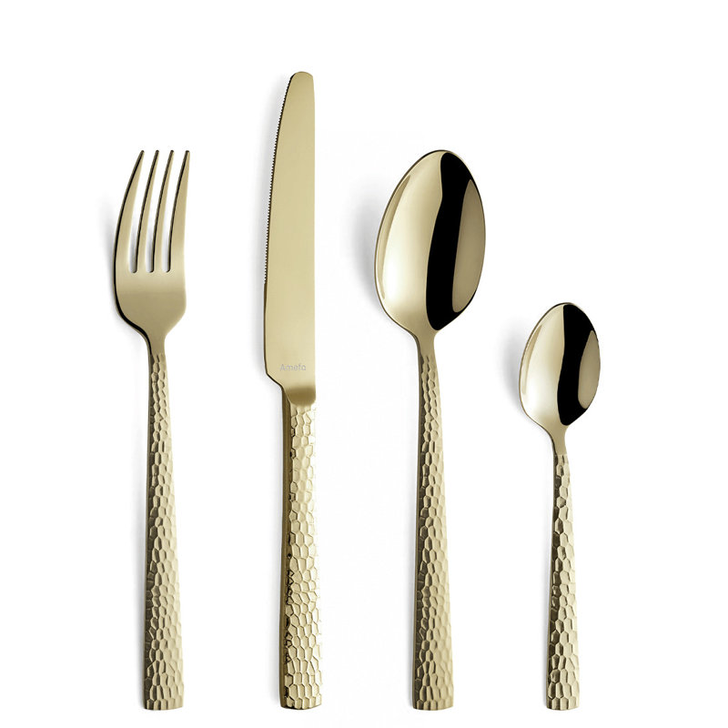 Amefa 24 Piece Cutlery Set , Service for 6, Gold