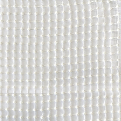 Netta Fabric | Net Like Dotted Sheer Fabric | Color White