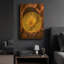 Tableau mural en métal doré « Utah - Cactus » de luxe, 40,6 cm x 61 cm-1268594650