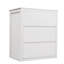 Meuble-lavabo 30 po avec lavabo en céramique et 2 tiroirs pleine extension, meuble-lavabo autoportant avec poignée libre à 45 °, glissières de tiroir à fermeture en douceur, blanc-917894748-917894750