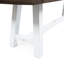 Banc de salle à manger d'extérieur en bois, de conception industrielle moderne, 2 places, l 64,74 "x P 14,57" H 17,99 "paire, style, banc, 63" 17,5 "