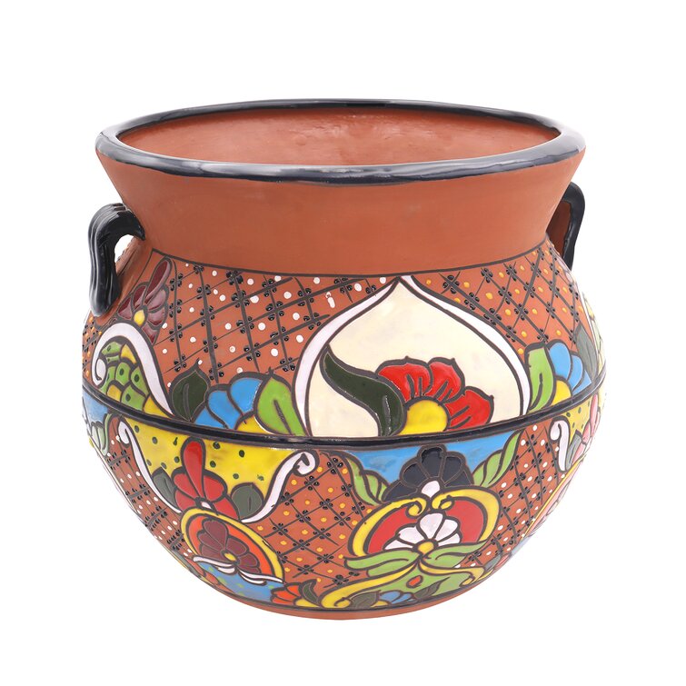 Extra Large Multicolored Talavera Chata Planter