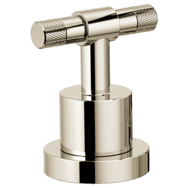 Litze® Roman Tub Faucet, Polished Nickel, T-Lever