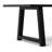 Whitley 72"W Solid Mango Wood Modern Farmhouse Dining Table With Trestle Base-634395218