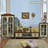 Blue+White+Nut-brown Solid Wood+Glass Display Cases