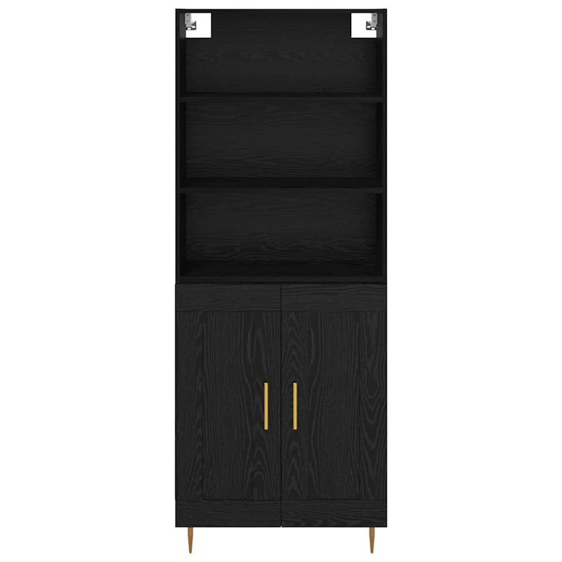 69.5cm Sideboard, Black Oak