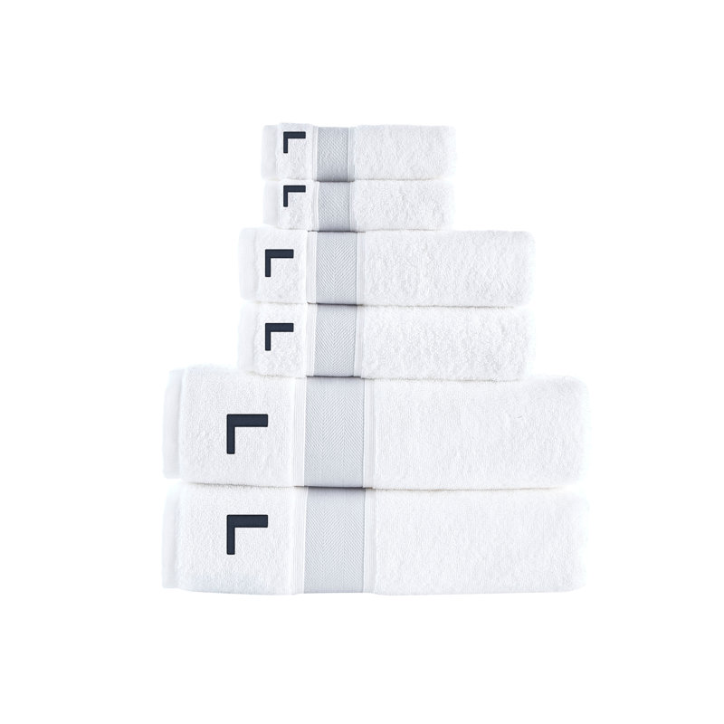 Dieter 6 pcs Towel Set, L, Silver