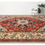 Tapis rouille / beige / bleu tissé à la main de haute qualité-72023422