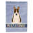 Bull terrier bringé foncé assis sélectionné