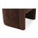 MESTO ROLLING DINING CHAIR DARK BROWN