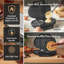 VonShef Round Waffle Maker