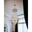 Lustre géométrique en cristal