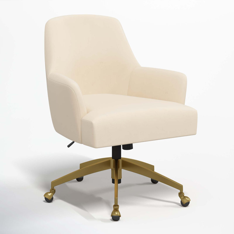 Ambau Task Chair, Classic Otter Performance Velvet