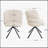 270° Swivel Upholstered Home Office and Dining Chairs Set, Ideal for Various Rooms with Comfort and Functionality-90756610